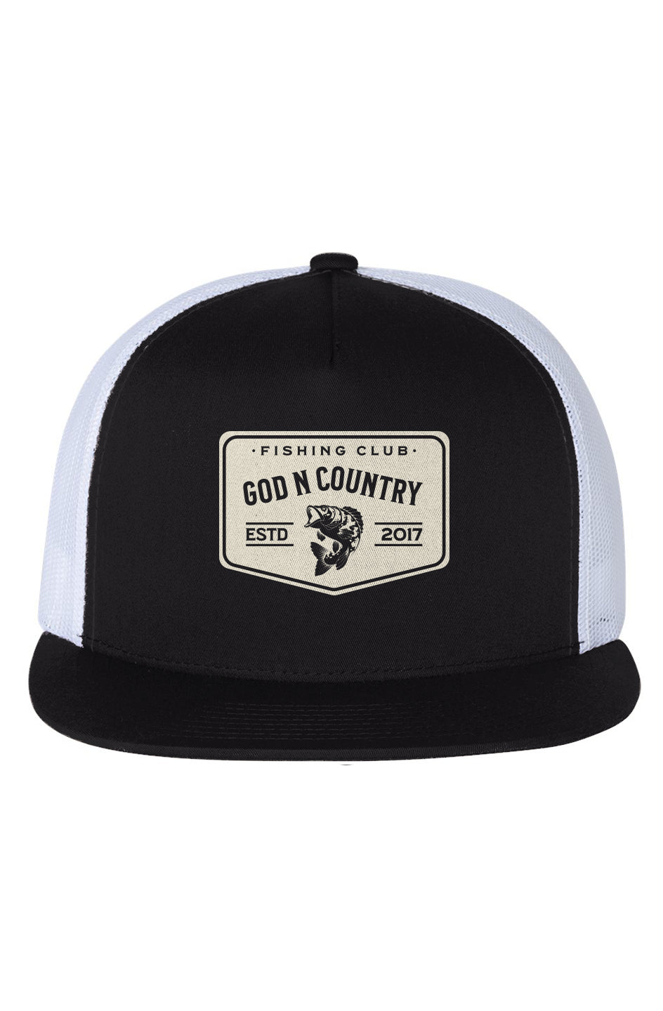 God N Country Fishing Club Mesh Trucker Hat